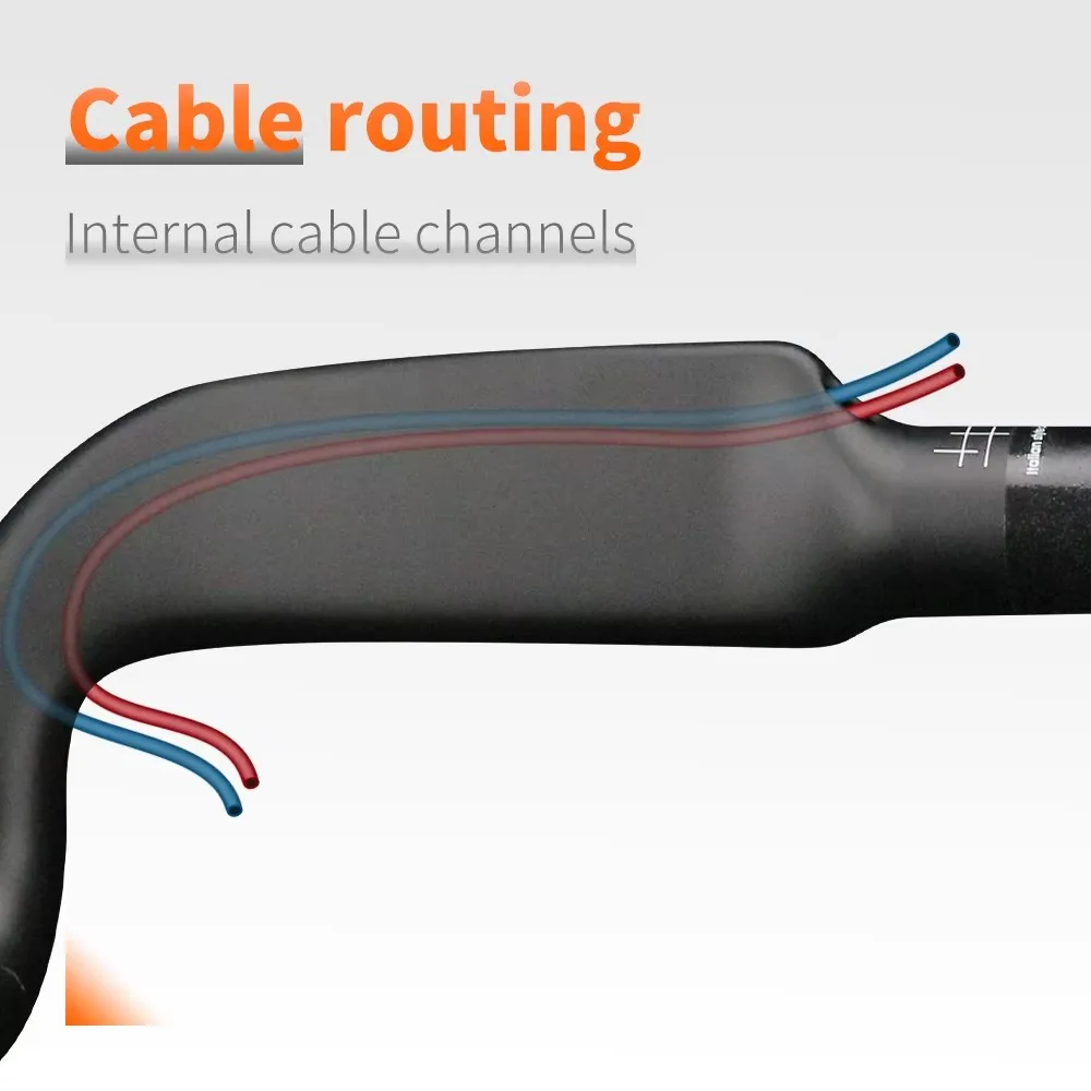 Bicycle Handlebar RXL SL Road Bicycle Racing Bike All Carbon Fiber All internal Cables 31.8 Outward Angle Drop Bars For Gravel Bike Handlebars