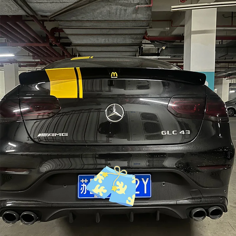 Mercedes GLC Coupe Tuning mit einer GLC 43 AMG Heckspoilerlippe von  Chrometec