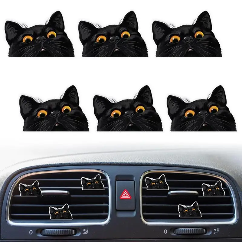 

Cat Car Air Fresheners Vent Clips Decoration Interior Decor Air Freshener Conditioning Aromatherapy Perfume Diffuser Vent Clip