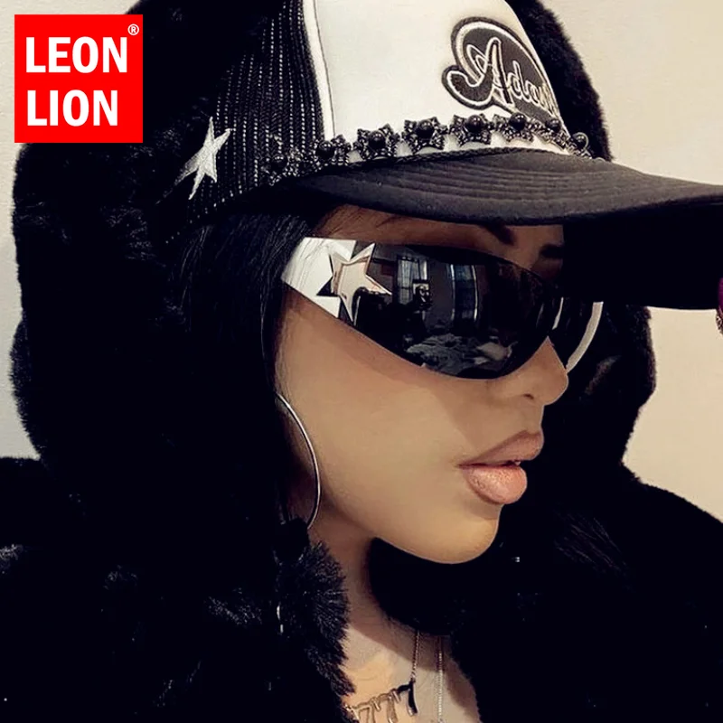 

LeonLion New Y2K Sunglasses Women 2023 Rimless Retro Eyeglasses Women/Men Luxury Brand Glasses Women Gafas De Sol Hombre UV400