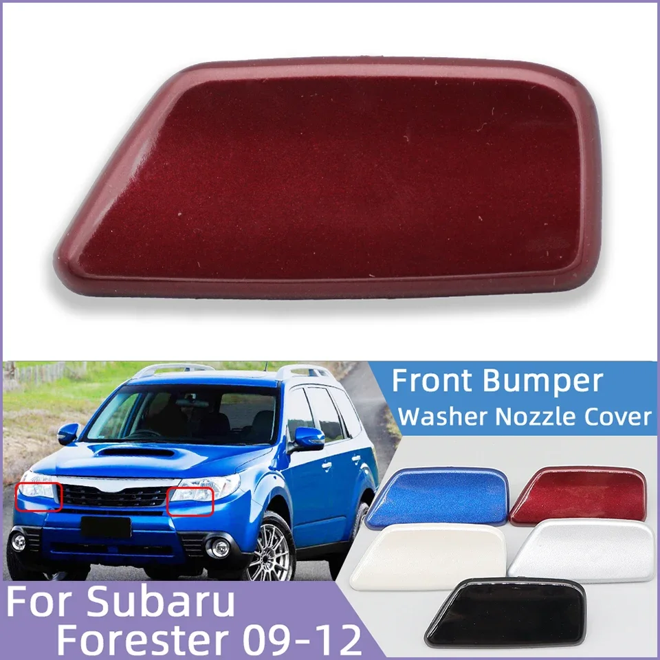 

Auto Part Front Bumper Headlight Cleaner Spray Jet Cap For Subaru Forester 2009 2010 2011 2012 Headlamp Washer Nozzle Cover Trim