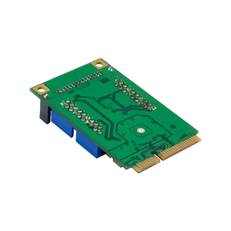 미니 PCI-Express 4포트 USB3.0 10/100/1000Mbps 네트워크 컨버터 산업용 제어 내부 확장 카드-인