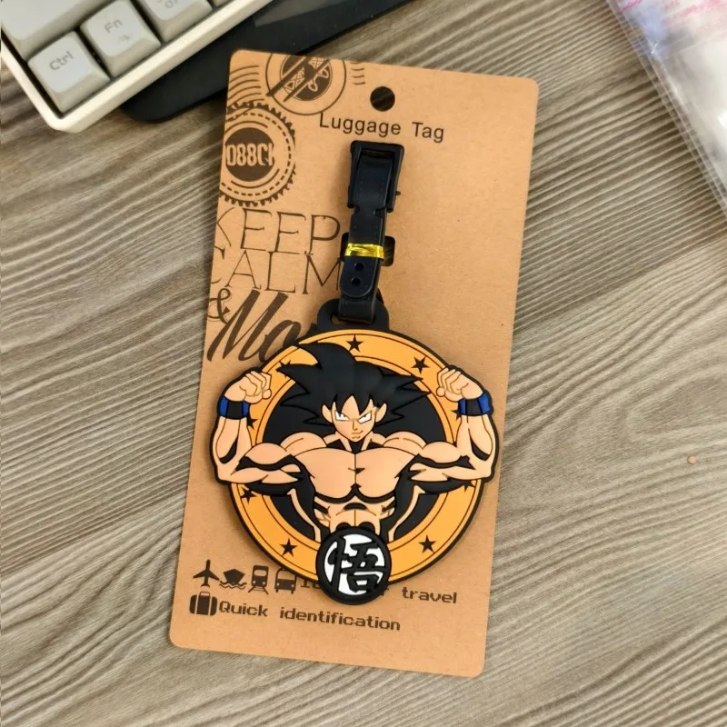 Etichetta per bagagli Dragon Ball in stile cartone animato, nuovo design creativo, estetica di alto valore, ciondolo elegante e personalizzato per borse da viaggio - immagine 4