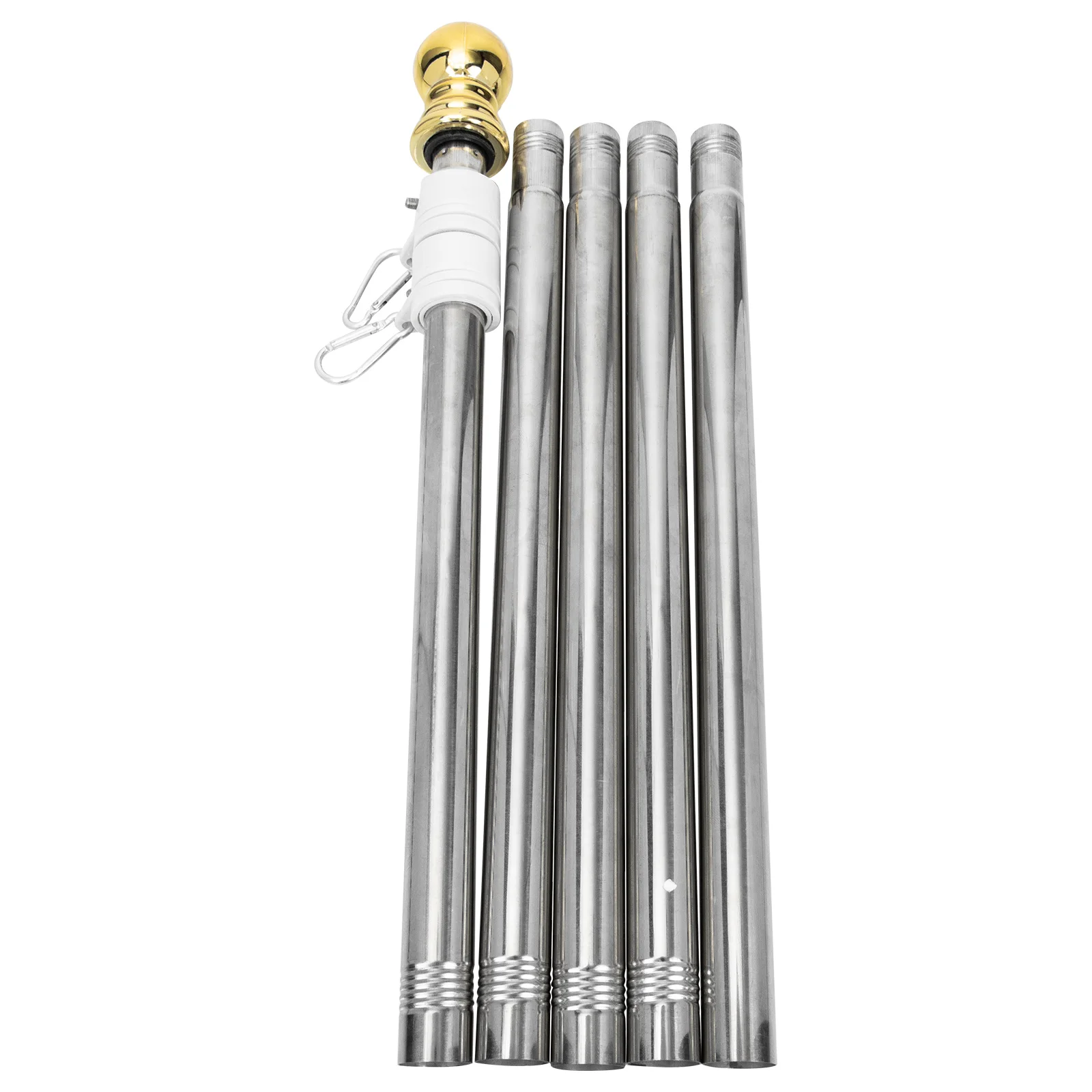 

Stainless Steel Flagpole Professional Anti-winding Outdoor Holder Metal Free Rotation Commercial Stand