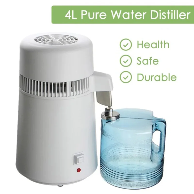 

4L Dental Distilled Water Machine Filter Stainless Steel Electric Distillation Purifie 110V 220V