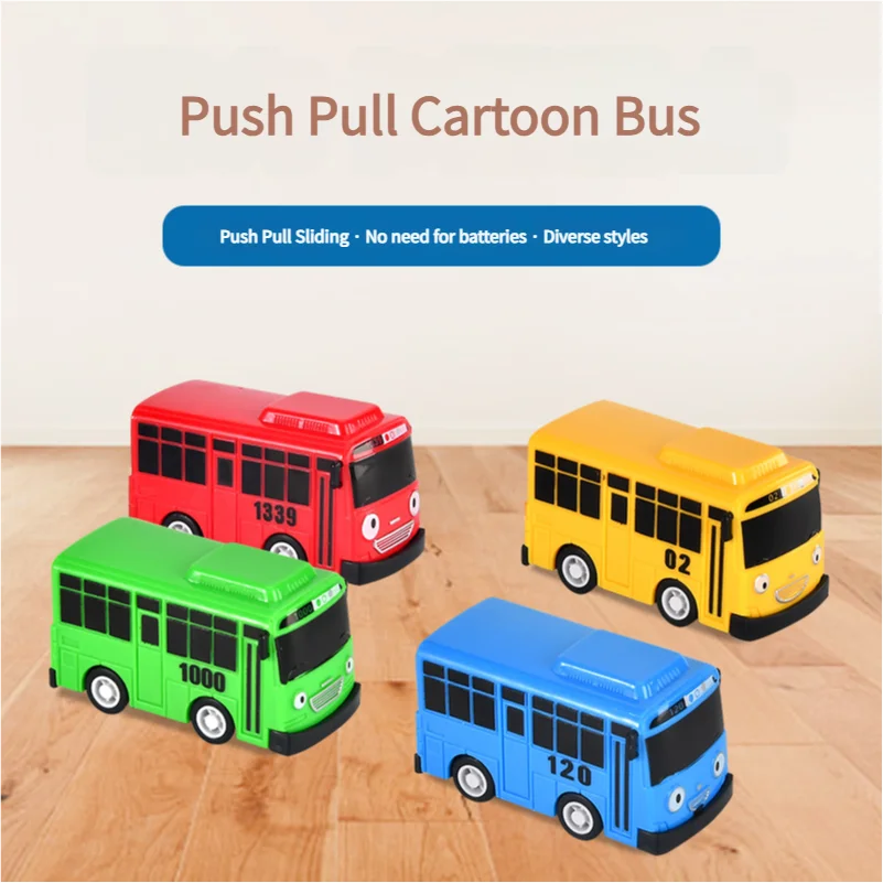 Bus Jouet Friction 18,5 Cm – Pull Back, Châssis Métal, Roues Durables, Cadeau Enfant Anniversaire (Bleu)
