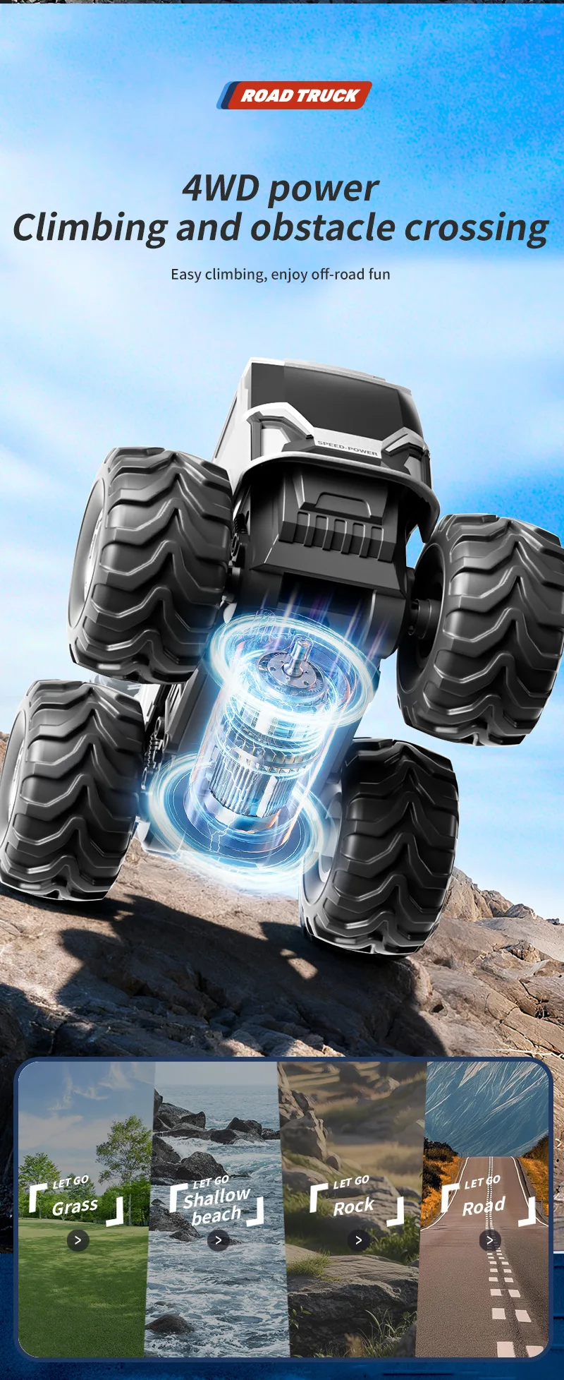 Remote Controlled 4wd Off-road Amphibious Water Cannon Toy Car_voghion.com