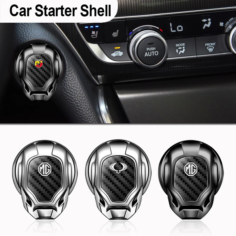 1pc Car One-click Start Decor Interior Sticker for Ssangyong Rexton Actyon Sport Tivoli Stavic 2007 Llave Accessories |