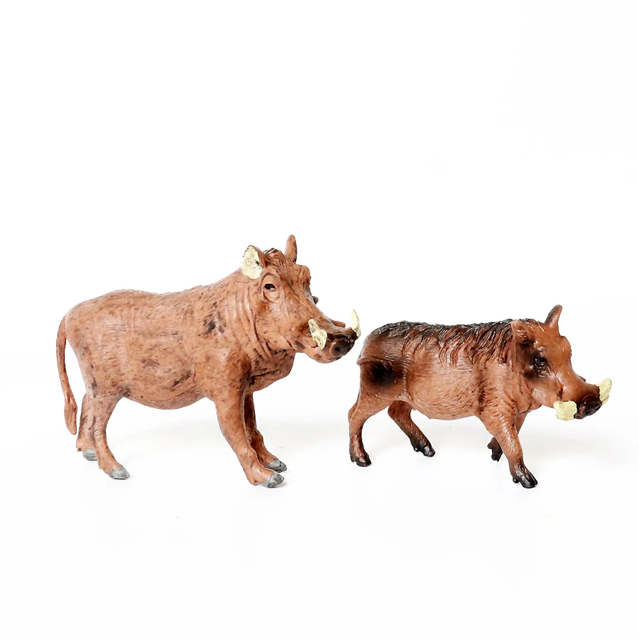 Figurines Sanglier Jardin Aspinaworld Lot De 2 - 14cm Résine - Décoration Extérieur Résistante