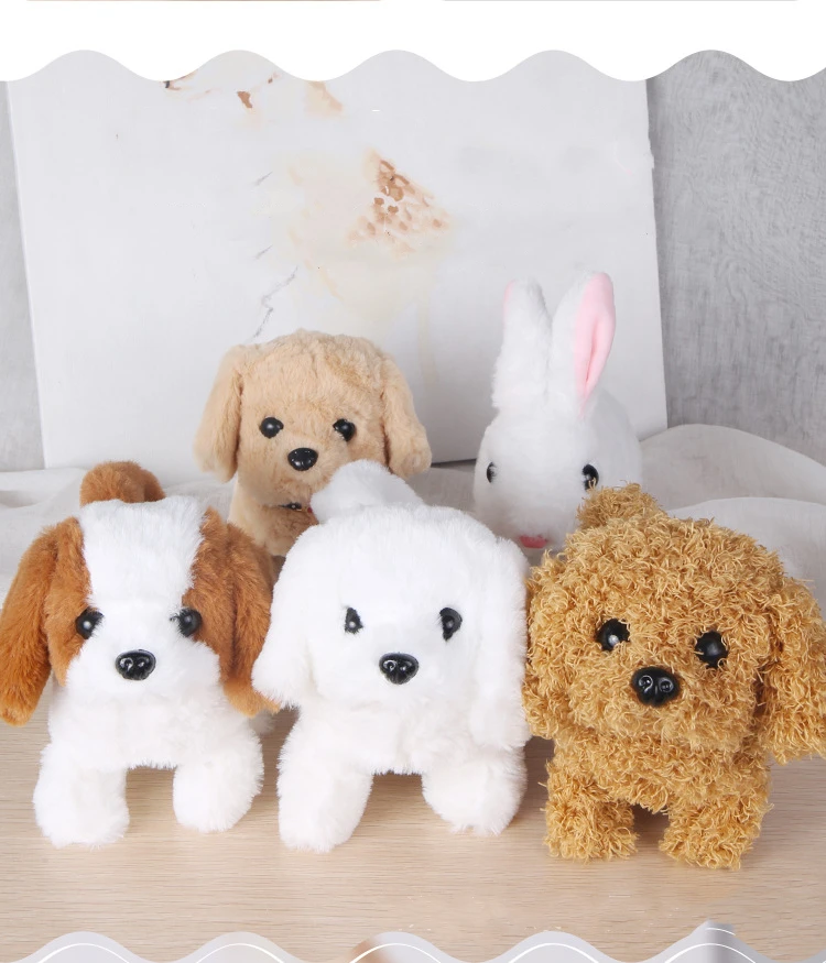 Intelligent Simulation Electric Pet Multi-function Can Wagging/Barking/Walking Interesting Interactive Robot Dog Plush Toy Gift 3d virtual pet toy,virtual pet toy,electronic pet toy,robot dog toy,musical dancing robot toy