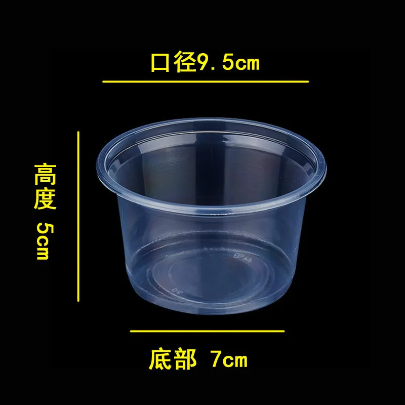 Одноразові пластикові стаканчики на 8 унцій із прозорою чашкою для десерту DomeOLids Міні-контейнери для закусок для парфеї для морозива, тортів, фруктів, пудингу