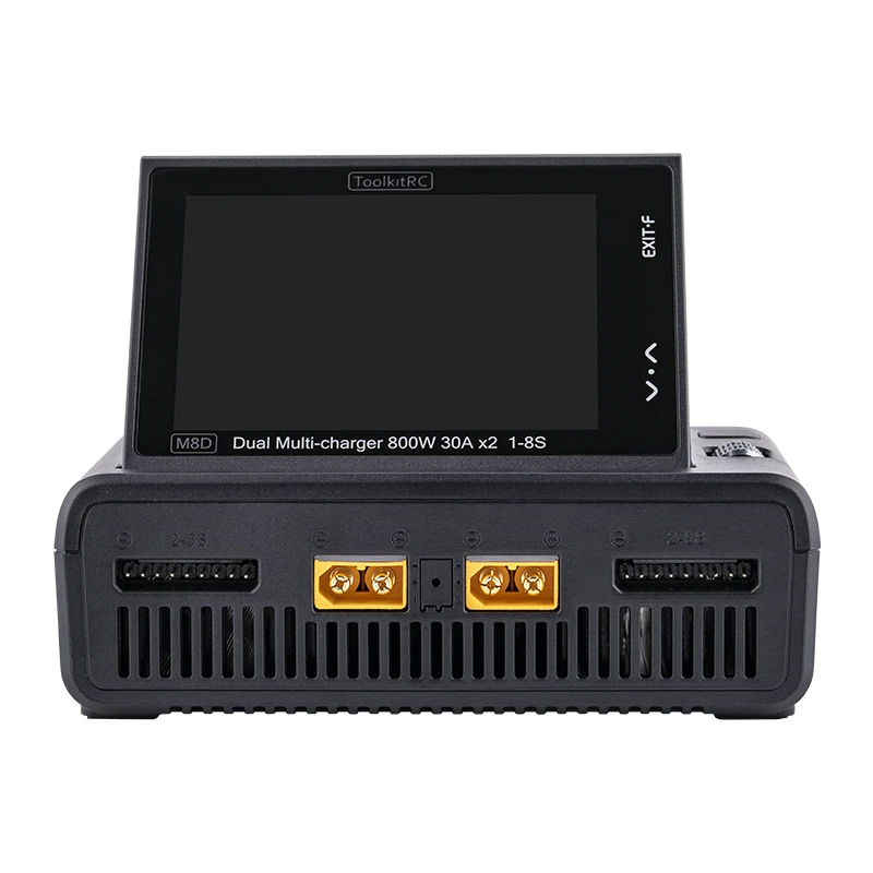 ToolkitRC M8D Chargeur 1600W 50A DC Balance 1-8S Lipo