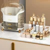 Multi Functional Makeup Storage Box Multi-Layer Desktop Transparent Dustproof Dressing Boxes Large Capacity Acrylic With Drawers 5