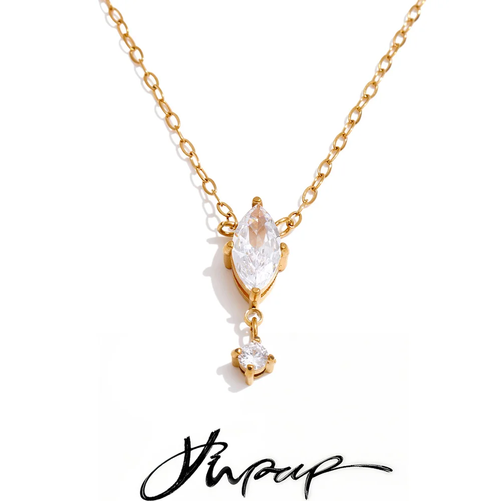 Yhpup Water Drop Necklace