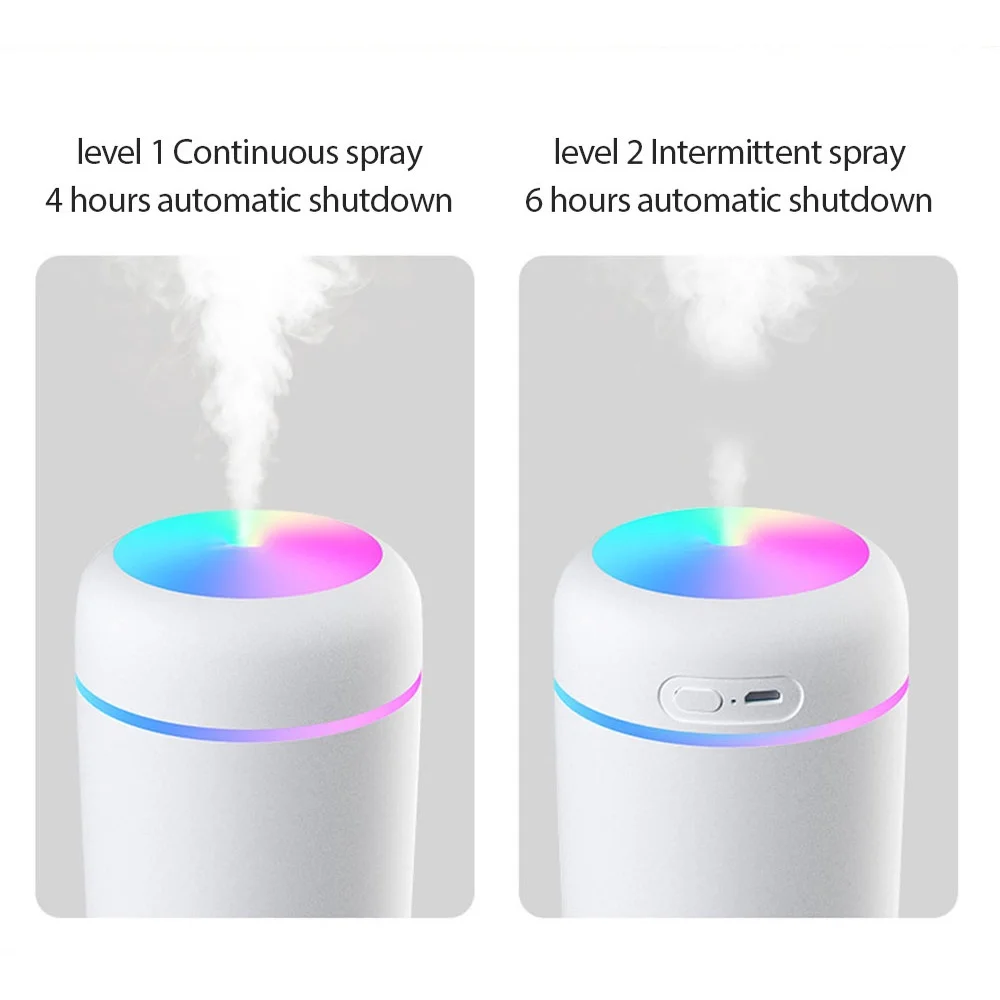 Car Air Freshener LED Air Humidifier Diffuser Humidifier Aromatherapy Aroma Fragrance Auto Interior Perfume Accessories
