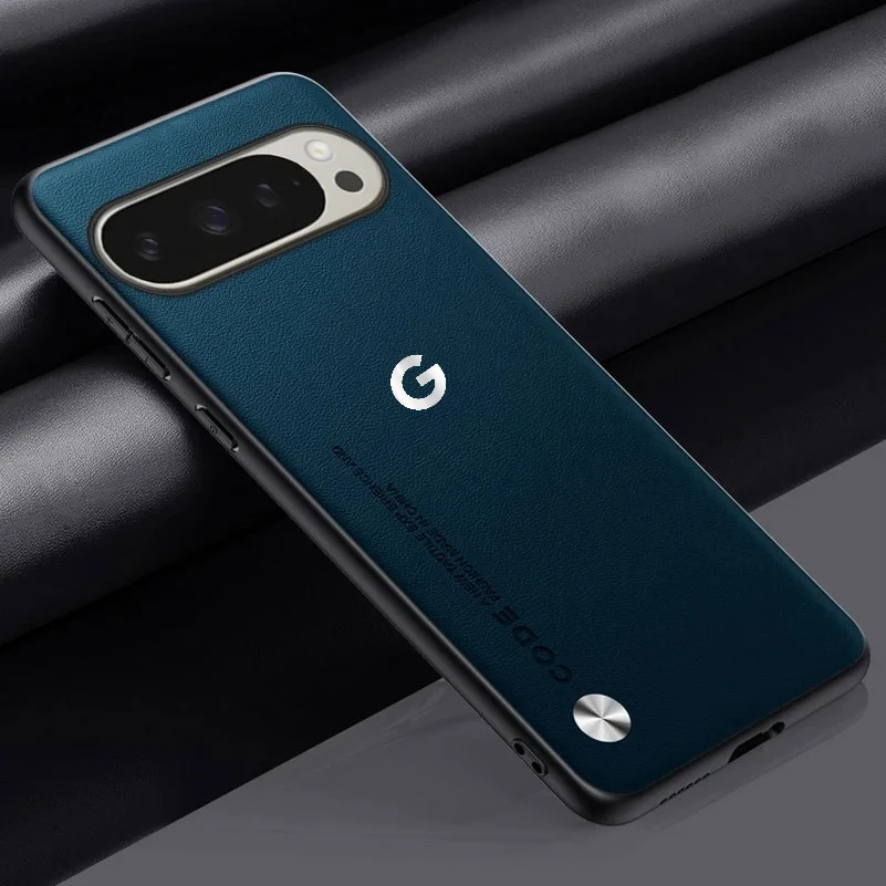 Leather G Logo Protective Phone Case with Anti-Drop TPU Bumper
