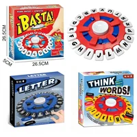Spanish letter game Fast-paced family interactive tabletop creative puzzle toy board game LETTERS crazy creativity 2
