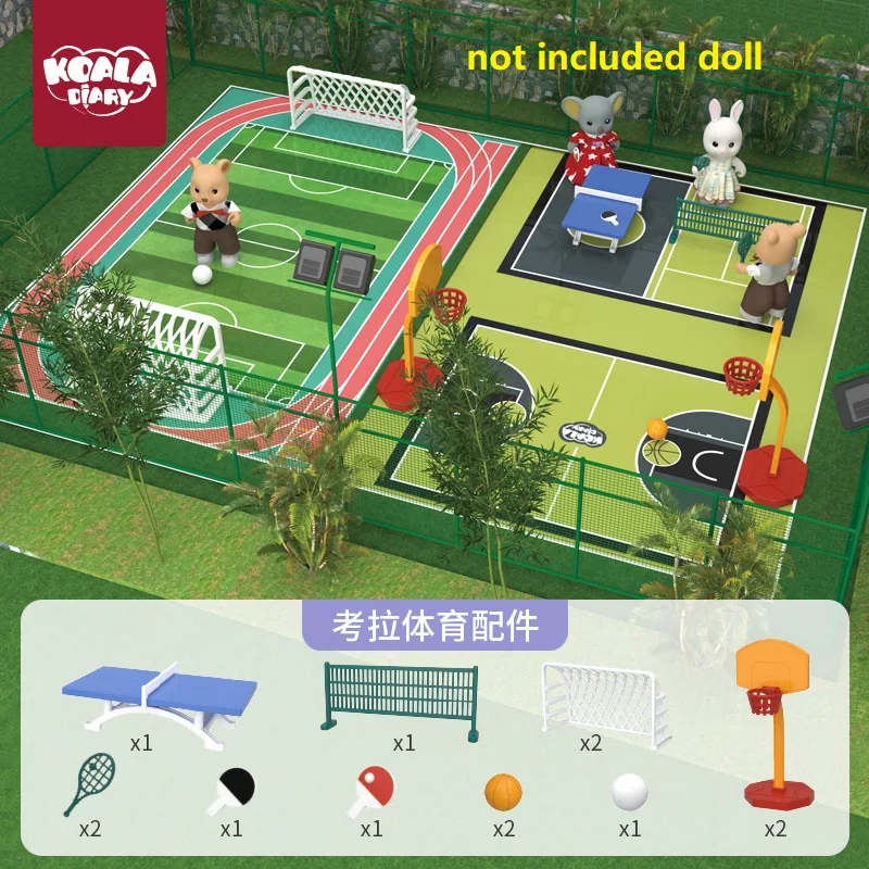 Original Toys Miniature Items Furniture Family Toys Dollhouse LivingRoom Bathroom Kitchen Set Pretend Creative Ideas Kids Toys 5