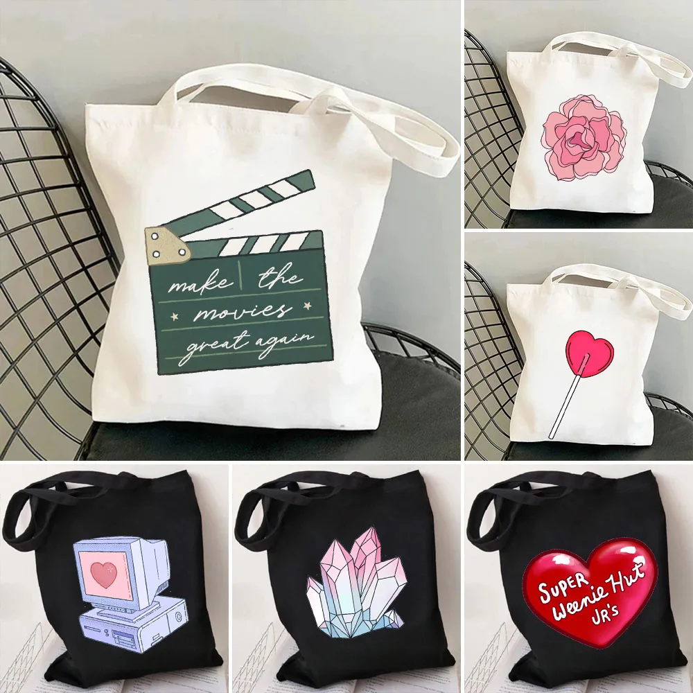 

Geometric Flourish Floral Abstract Mandala Women's Cute Cartoon Canvas Harajuku Shopper Bags Fashion Casual Summer Shoulder Bags
