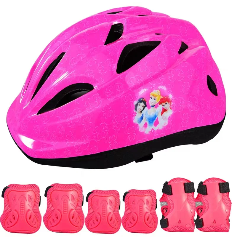 Youth Kids Knee Pads Elbow Wrist Backpack Helmets Protector 9 in 1 Protective Gear Set for Skating Scooter Skateboard Bicycle