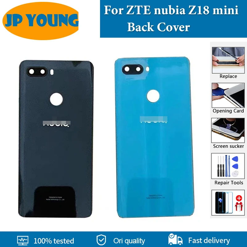

Оригинальная задняя крышка для ZTE Nubia Z18 mini z18mini NX611J, задняя крышка аккумуляторного отсека, Задняя стеклянная линза, запасные части