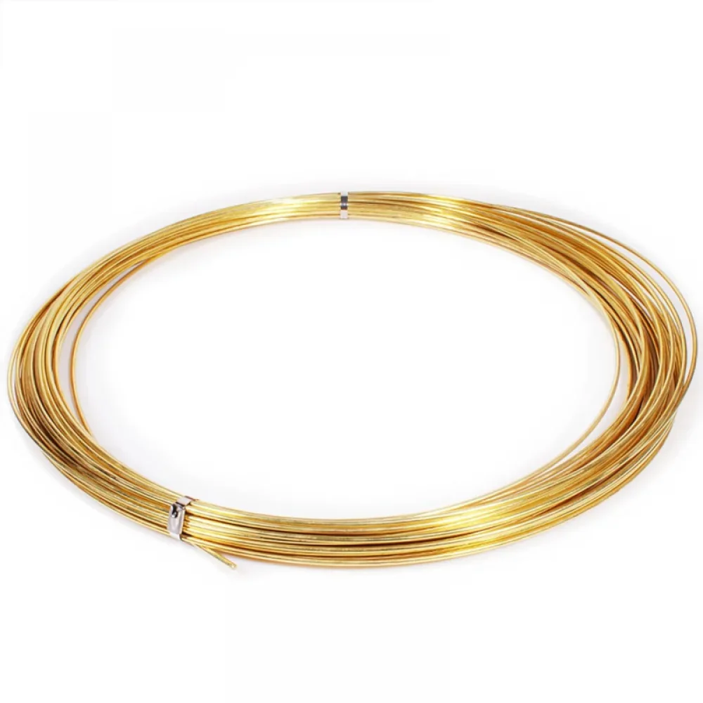 Versatile Brass Craft Wire Roll for Beading & Wrapping - 50g
