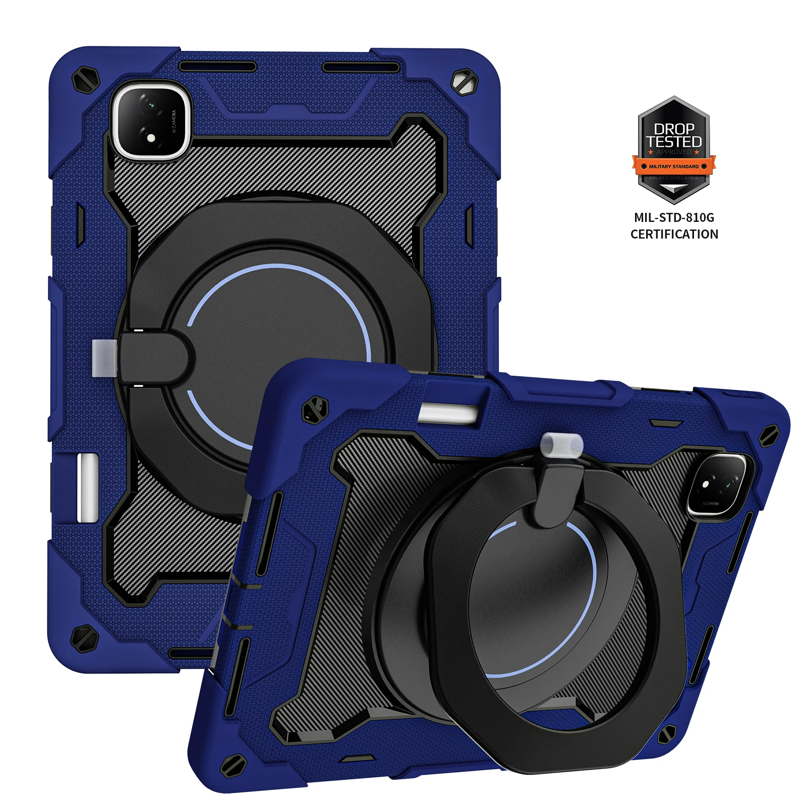 Heavy Duty Shockproof Tablet Case with Stand and Pen Slot