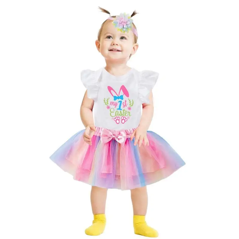 

Pink Tutu Dress Tutu Dress For Girls Carnival Easter Halloween Party Dress Easter Day Outfit Newborn Strap Tulle Dress Set