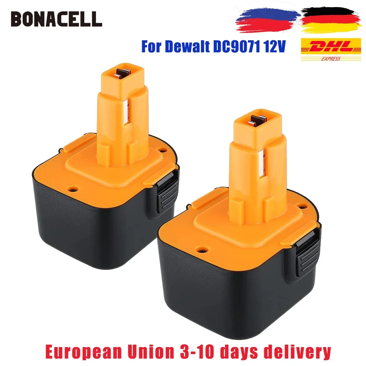 

2 Pack for Dewalt 12V Battery 3.5Ah DC9071 DW9072 DW9071 DE9074 DE9037 DE9071 DE9072 DE9075 12 Volt Battery Cordless Power Tool