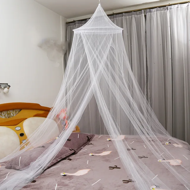 Romantic black mosquito net Mosquito net in summer Encrypted folding mosquito net Universal type suspended ceiling Home and Outd 2