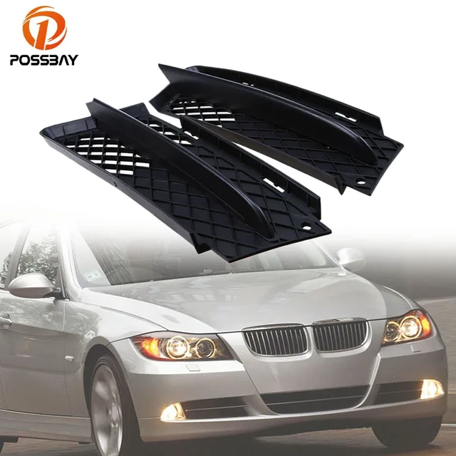 For 2008-2012 BMW 335i 328i E90 E91 Front Bumper Lower Fog Light Mesh Grill