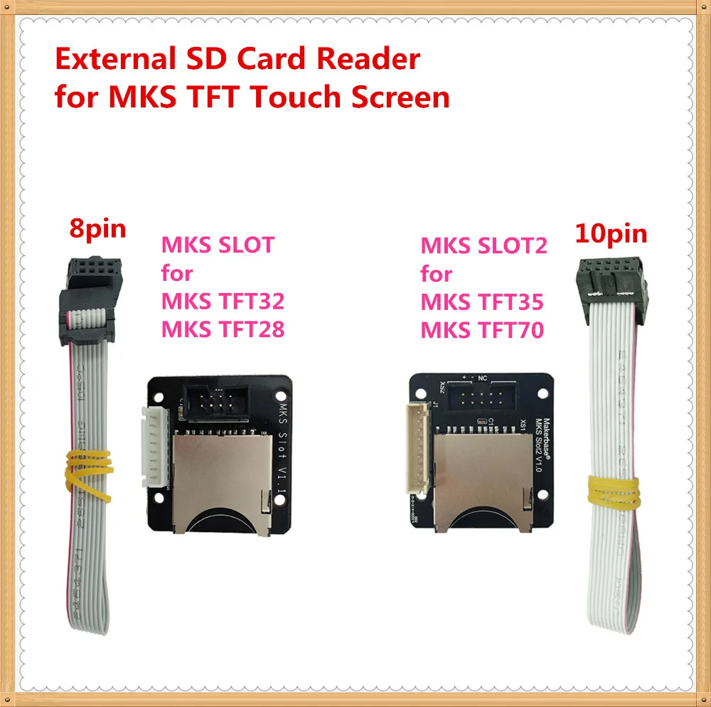 MKS SLOT Slot2 adapter external SD card reader breakout board expander socket for ROBIN NANO TFT35 TFT32 TFT28 |