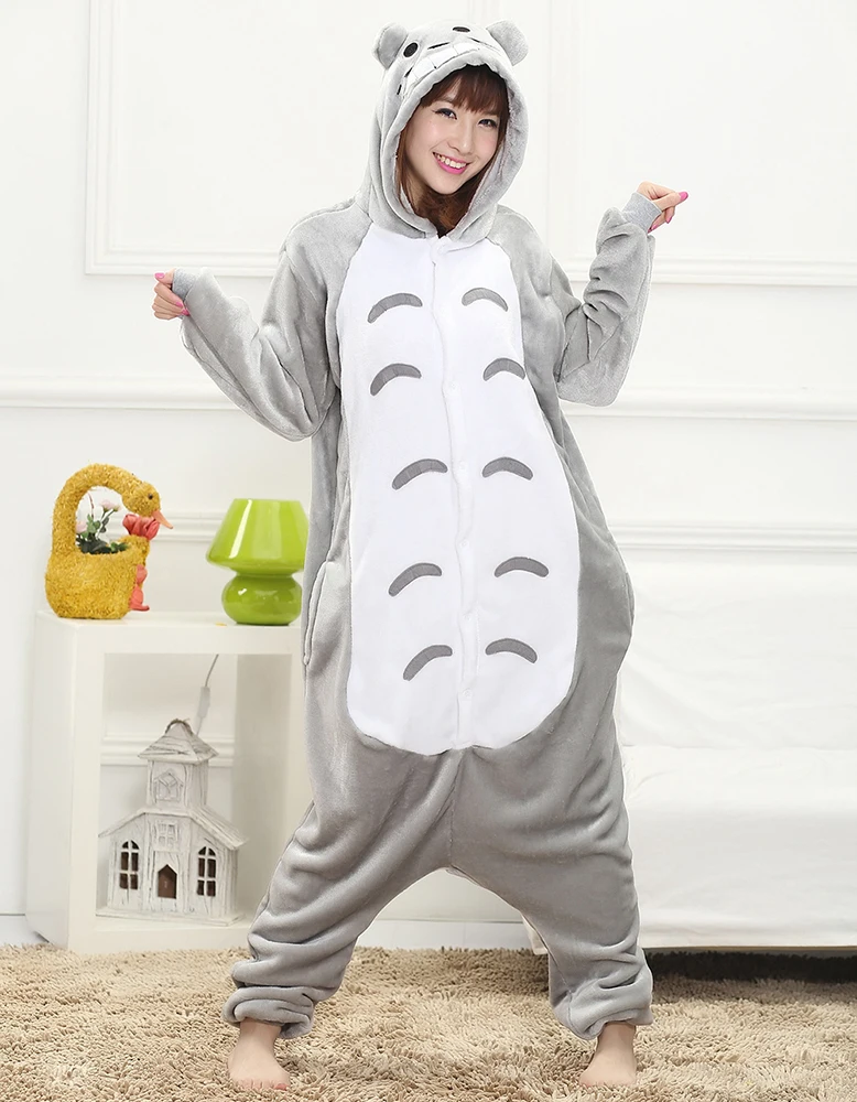 Adults Animal One Sides Polyester Pajamas Sets Women Winter Warm Cute Unisex Anime Costumes Family Kids Cosplay Cartoon Pyjamas winter women men unisex adult cute cartoon lion onesies animal pajamas flannel pyjamas sleepwear