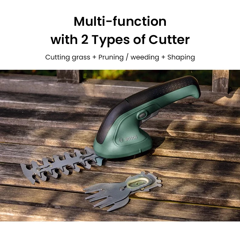 Description Picture 6 of itemBosch Electric Hedge Trimmer Cordless Pruning Shears Battery Rechargeable Shear Hedger for Grass Bonsai Shrub Garden Power Tools