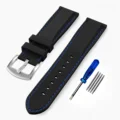 Black Blue Silver