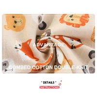 Kiddiezoom Fashion Cartoon 4-piece Summer 100% Cotton Boys and Girls jumpsuit Newborn jumpsuit set