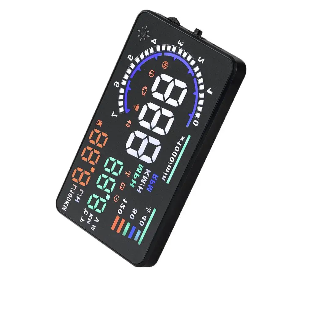 ڵ HUD  ÷, OBD II ӵ , Ƽ ÷ ũ A8, 5.5 ġ