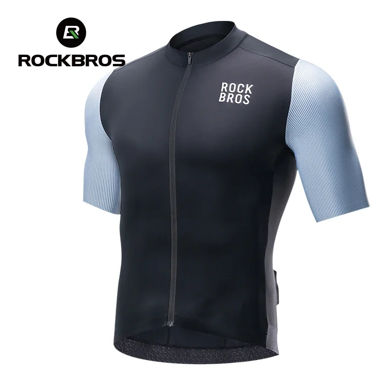 thumbnail image 1 of Camiseta de ciclismo ROCKBROS para hombre, de verano, de manga corta, de secado rápido, para ciclismo de montaña o de carretera, con corte 3D, 1 of 5