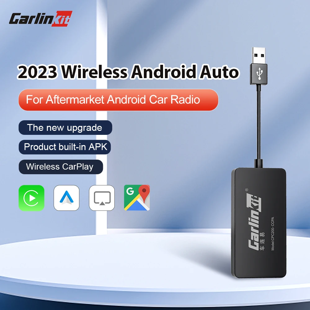 

2023 CarlinKit Wireless & Wired Android Auto Apple CarPlay Dongle USB Adapter Mirrorlink For Modified Android Car Screen iPhone