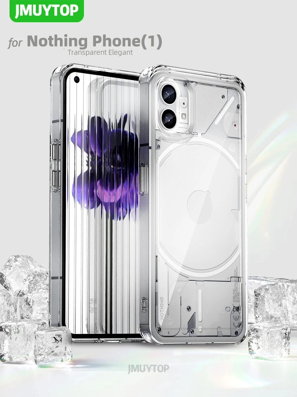 Transparent phone cover best sale