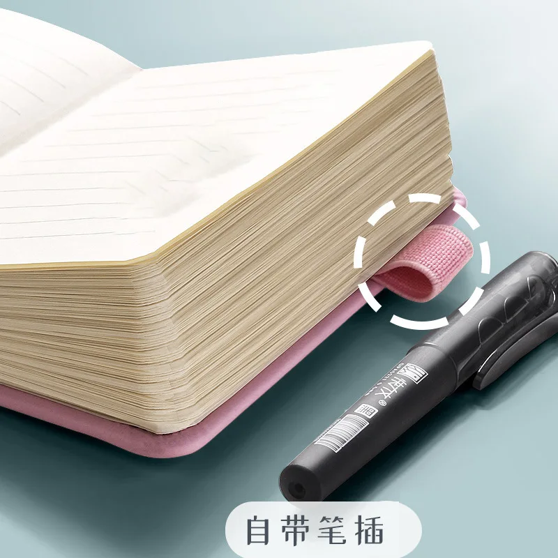 Student Notebook A7 Mini Notebook Portable Notepad Thickened Small Pocket Book English Word Book Office School Stationery