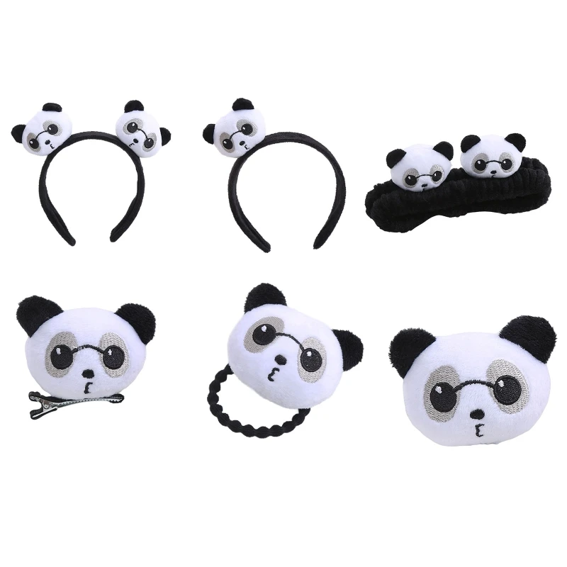 

Plush Stuffed Panda for Head Hoop for Children Festival Performance for He