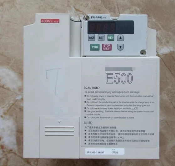 

FR-E540-0.4K-CHT 380 кВт в инвертор, хорошо работает, в наличии