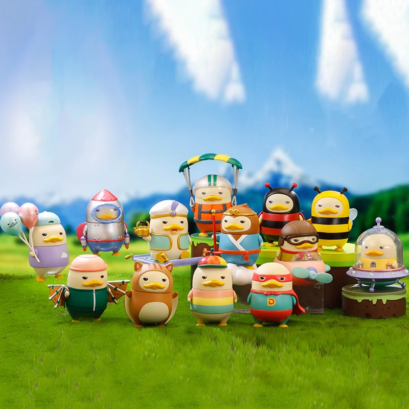 POP MART Duckoo Летающая серия глухая коробка игрушки Угадай сумку загадочная коробка Mistery Caixa фигурка сюрприза Милая модель на день рождения
