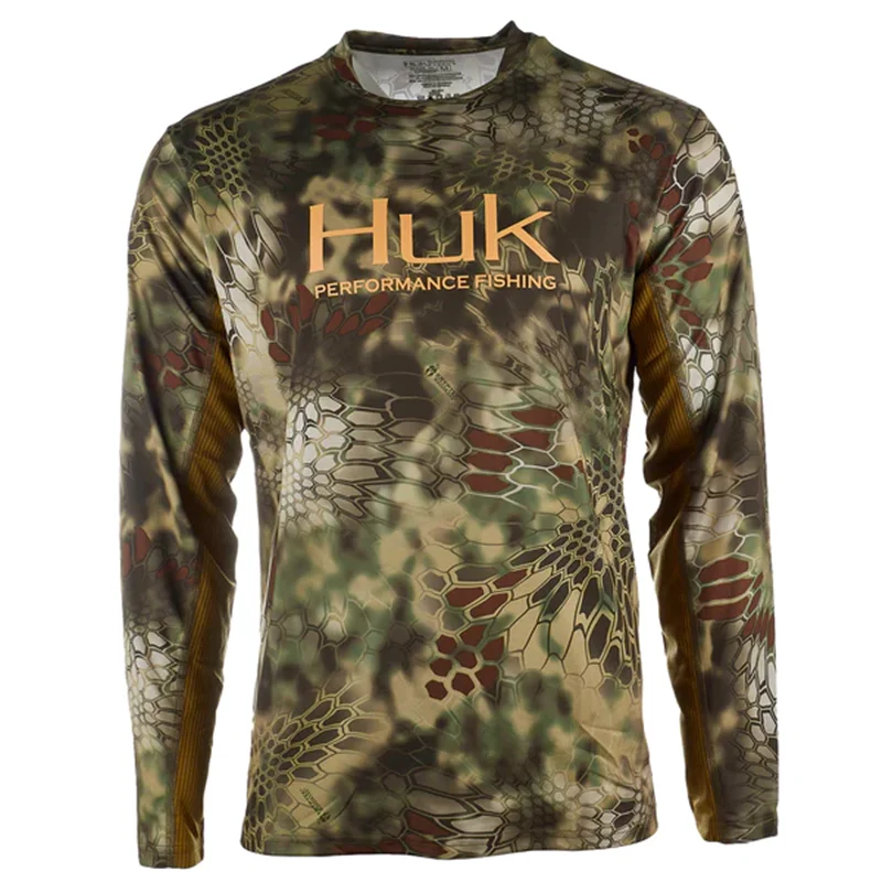 HUK Fishing Shirt Long Sleeve Uv Protection Dresses Men Outdoor Summer  Jersey Upf 50 Clothes Performance Fishing Wear Camisa Pes - AliExpress