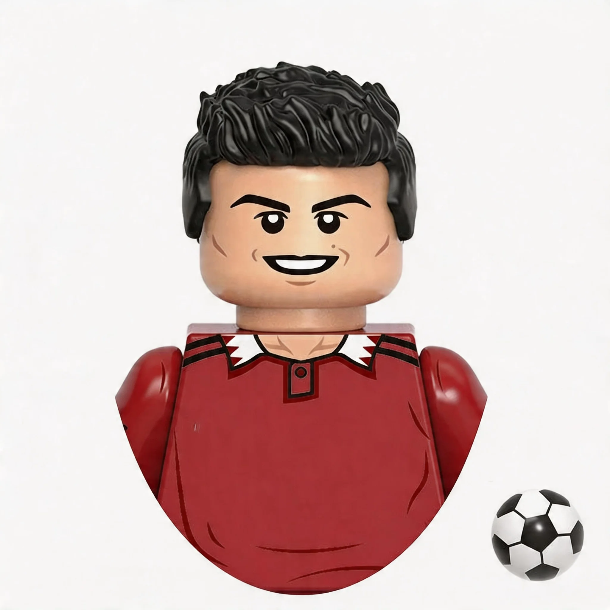 생일 선물 월드컵 축구 스타 축구 선수 블록 미니피규어 세트 조립 브릭 액션 피규어 모델 장난감