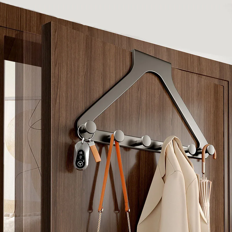 Triangular Door Hook Wall Mounted Punch-Free Hanger Traceless Clothes Hook for Coats Hats & Bags storage hook,door hook