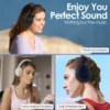 Siindoo JH-820 Wireless Bluetooth Headphones, 60H Playtime,3 EQ Sound Modes,Foldable Lightweight Bluetooth 5.4 for Travel Study 6