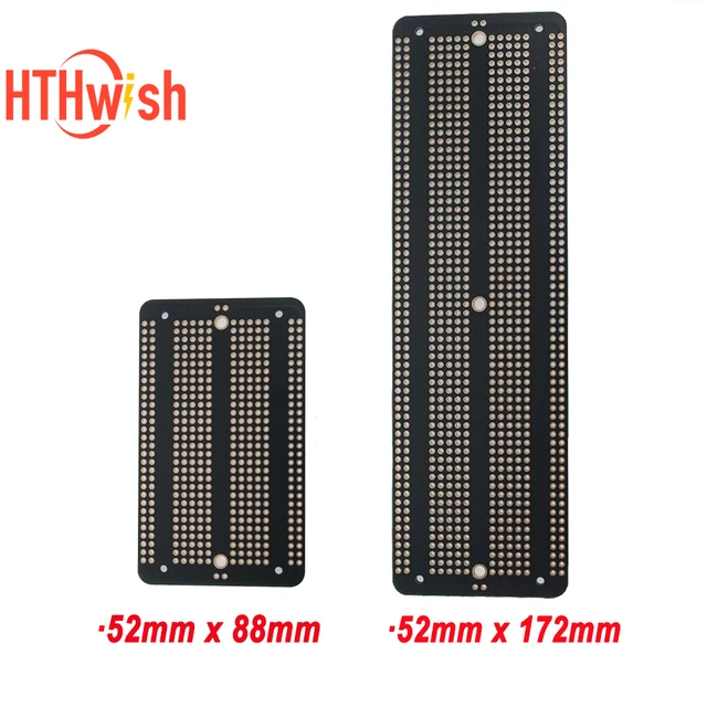 5.2x8.9cm 17.2x5.2cm PCB Prototype Board 89x52mm 172mmX52mm  Standard Permanent Solder Breadboard DIY Electronics for Arduino