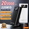 120w Two-Way Fast Charge Power Bank 200000mah Large Capacity Portable Battery Charger Quality Product For Iphone Samsung Huawei 1